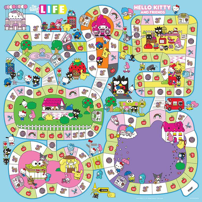 Hello Kitty Hello Kitty and Friends Life Board Game Viacfarebný | CZ_HK25348