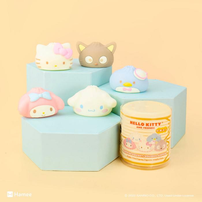 Hello Kitty Hello Kitty and Friends Steamed Bun Capsule Squishies (Series 3) Viacfarebný | CZ_HK19331