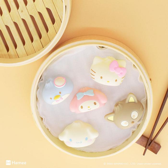 Hello Kitty Hello Kitty and Friends Steamed Bun Capsule Squishies (Series 3) Viacfarebný | CZ_HK80037