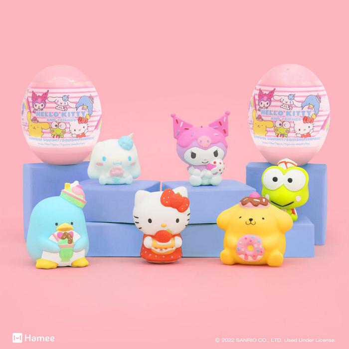 Hello Kitty Hello Kitty and Friends Sweets Capsule Squishies (Series 2) Viacfarebný | CZ_HK37584