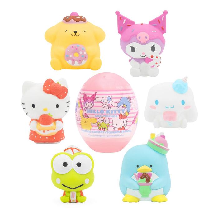 Hello Kitty Hello Kitty and Friends Sweets Capsule Squishies (Series 2) Viacfarebný | CZ_HK37584