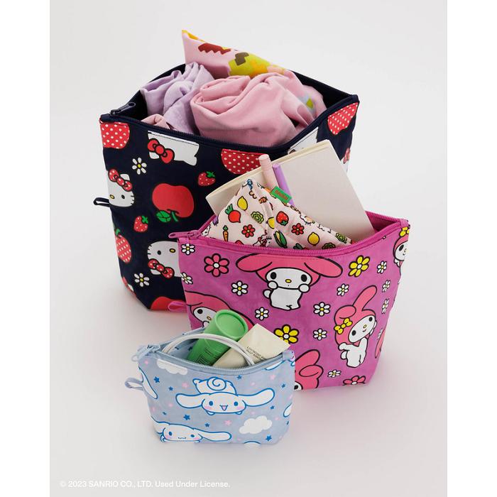 Hello Kitty Hello Kitty and Friends x Baggu Go Pouch Set Viacfarebný | CZ_HK33381