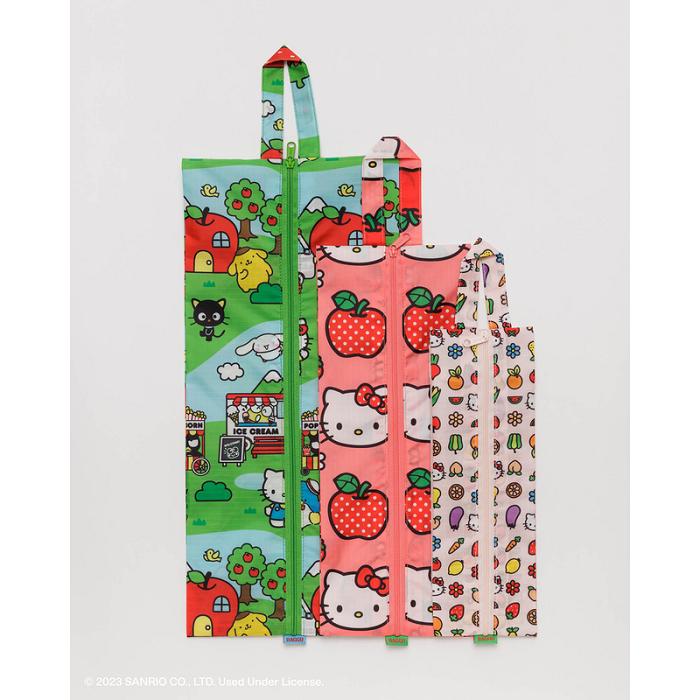 Hello Kitty Hello Kitty and Friends x Baggu 3D Zipper (Apples + Icons + Friends) Viacfarebný | CZ_HK84292