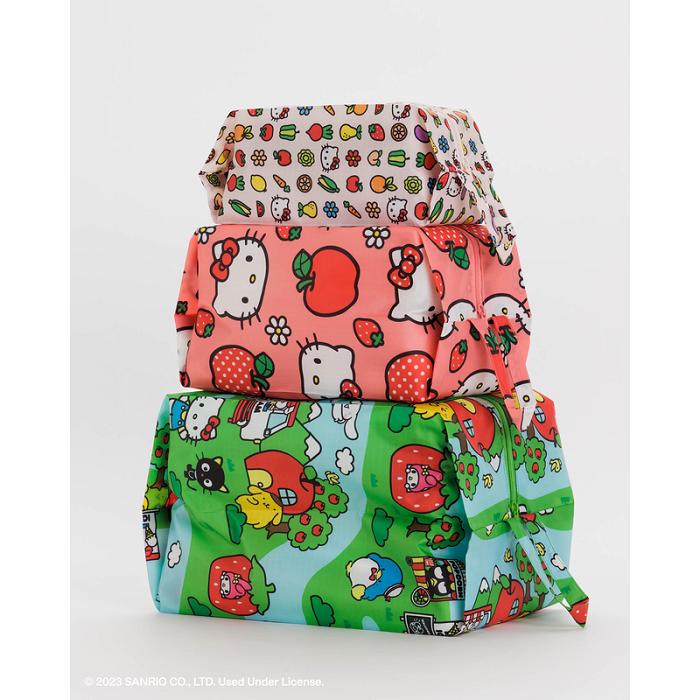 Hello Kitty Hello Kitty and Friends x Baggu 3D Zipper (Apples + Icons + Friends) Viacfarebný | CZ_HK84292