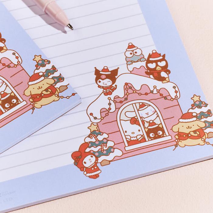 Hello Kitty Hello Kitty and Friends x Erin Condren Holiday Medium Notepad 2-Piece Set Blankyt | CZ_HK75258