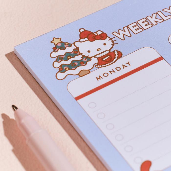 Hello Kitty Hello Kitty and Friends x Erin Condren Holiday Checklist Notepad Blankyt | CZ_HK35399