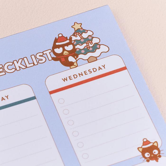 Hello Kitty Hello Kitty and Friends x Erin Condren Holiday Checklist Notepad Blankyt | CZ_HK35399