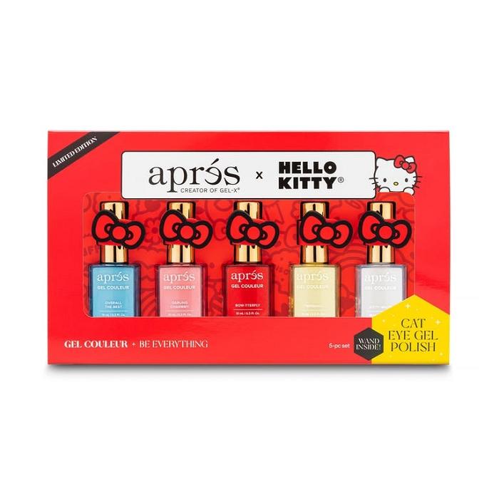 Hello Kitty Hello Kitty x Aprés 5-pc Nail Gel Couleur Set Viacfarebný | CZ_HK33651