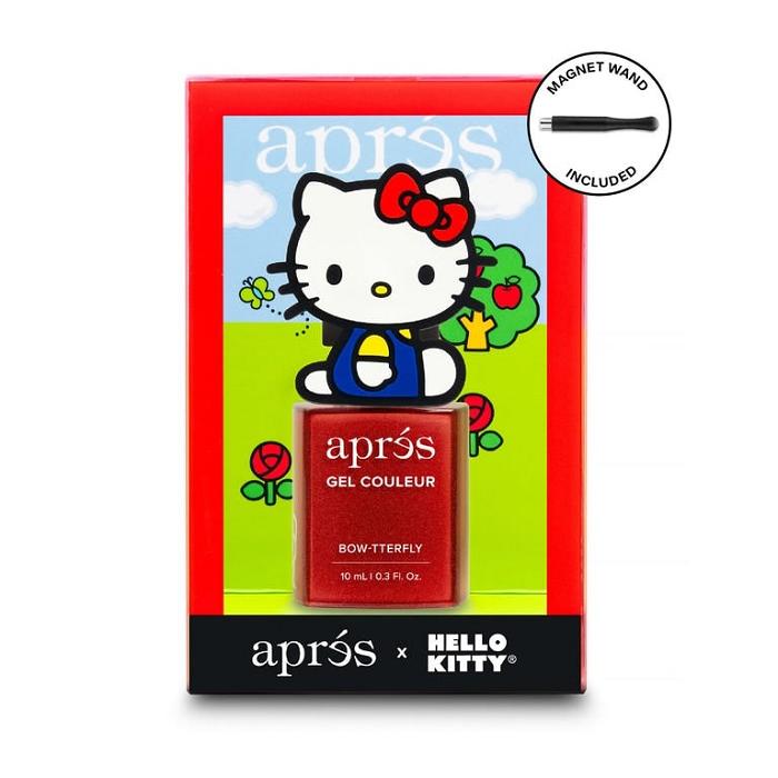 Hello Kitty Hello Kitty x Aprés Nail Gel Couleur (Bow-tterfly) Červené | CZ_HK85086