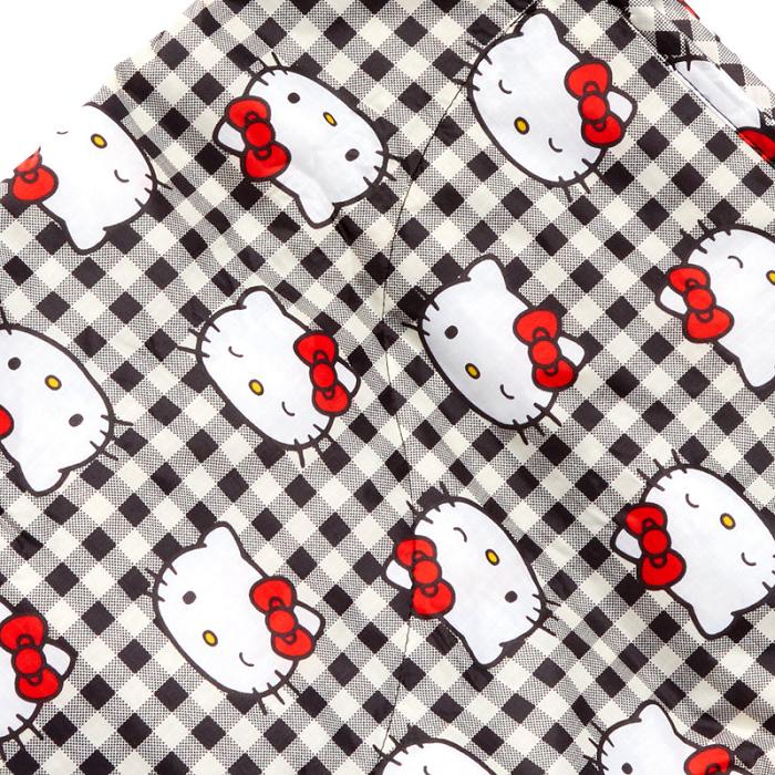 Hello Kitty Hello Kitty x Baggu 50th Anniversary Puffy Picnic Blanket (Black Gingham) Černé | CZ_HK83679