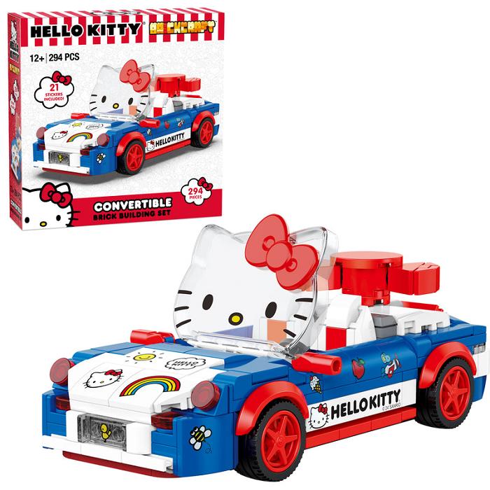 Hello Kitty Hello Kitty x Brickcraft Custom Convertible Building Set Červené Blankyt | CZ_HK57525