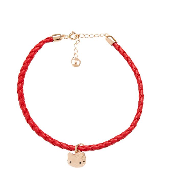 Hello Kitty Hello Kitty x Chow Tai Fook Classic 18K Gold Red Bracelet Červené | CZ_HK19493