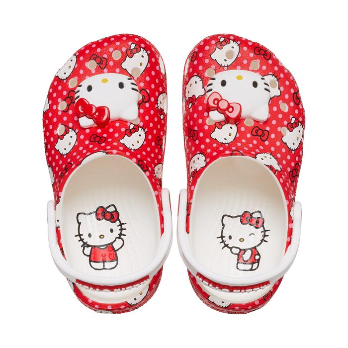 Hello Kitty Hello Kitty x Crocs Toddler Red Classic Clog Červené | CZ_HK30540