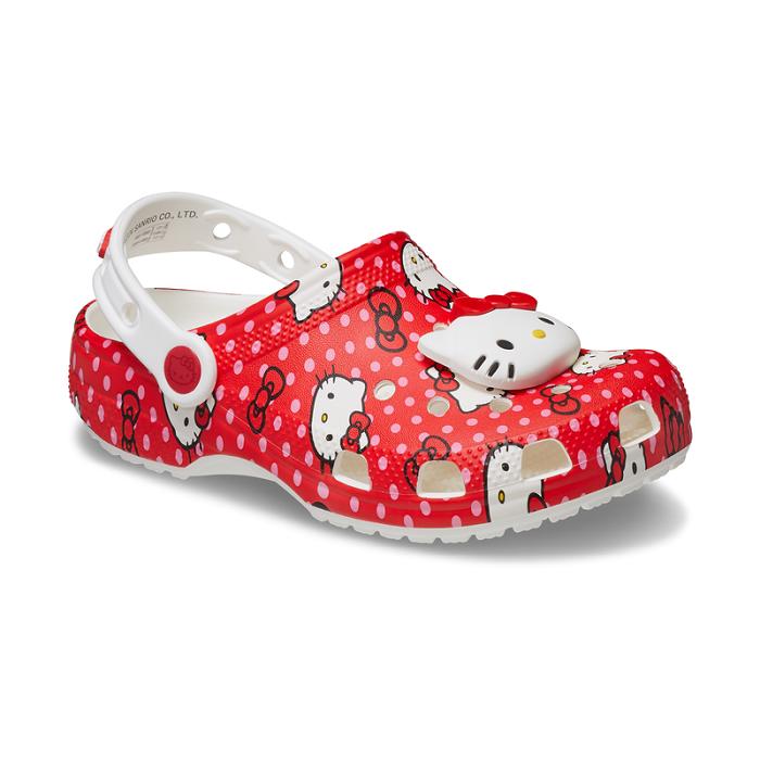 Hello Kitty Hello Kitty x Crocs Toddler Red Classic Clog Červené | CZ_HK30540