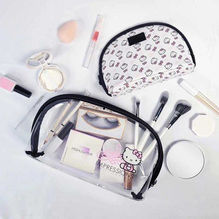 Hello Kitty Hello Kitty x Impressions Vanity Clutch Set (White) Bílé | CZ_HK92636