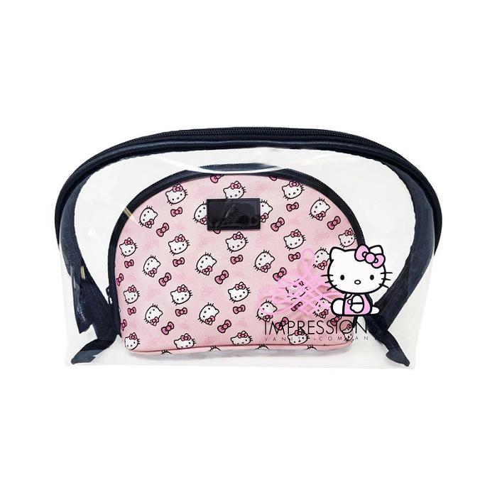 Hello Kitty Hello Kitty x Impressions Vanity Clutch Set (Pink) Růžové | CZ_HK70703