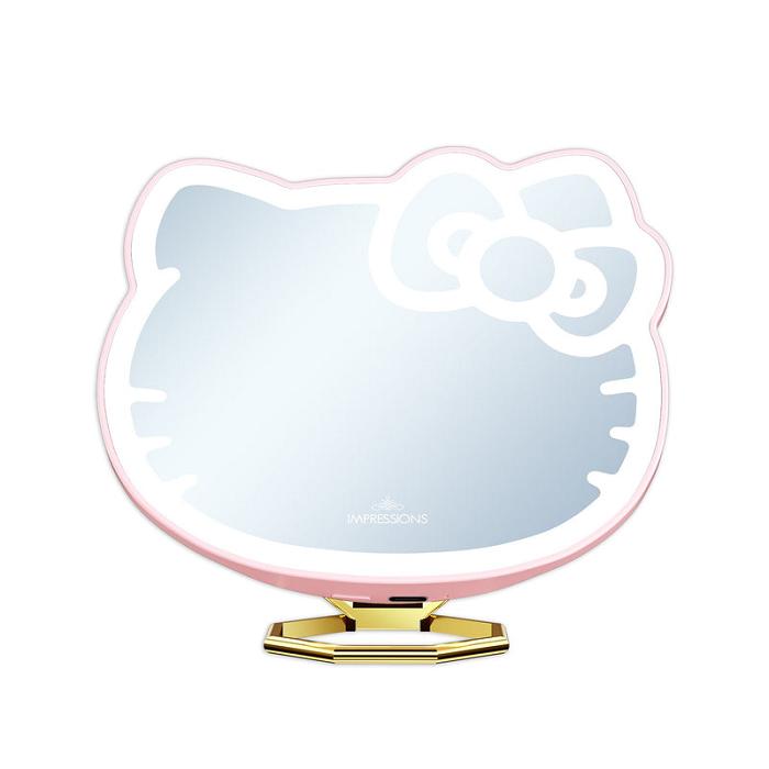 Hello Kitty Hello Kitty x Impressions Vanity Pocket Mirror with Ring Stand Růžové | CZ_HK55888