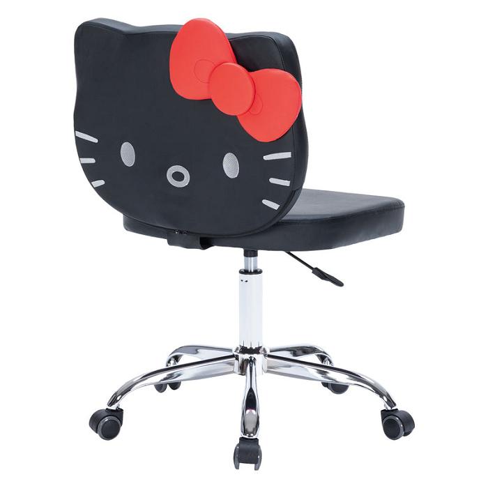 Hello Kitty Hello Kitty x Impressions Vanity Faux Leather Swivel Vanity Chair Černé | CZ_HK41198