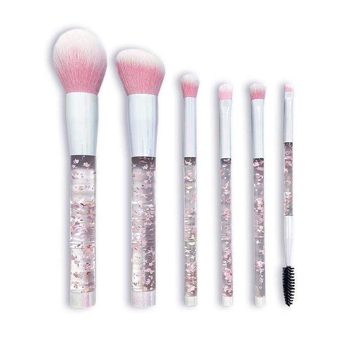 Hello Kitty Hello Kitty x Impressions Vanity 50th Anniv. 6-Pc Brush Gift Set Růžové | CZ_HK40824