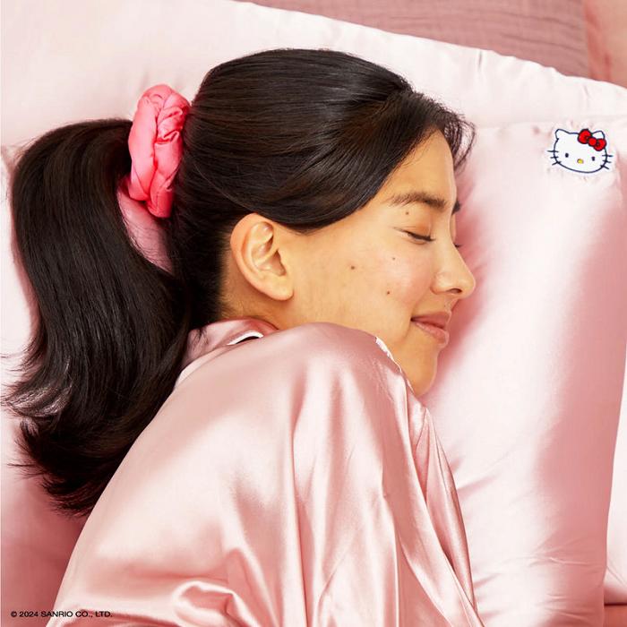 Hello Kitty Hello Kitty x Kitsch Face Pillowcase (Solid Pink) Růžové | CZ_HK23381