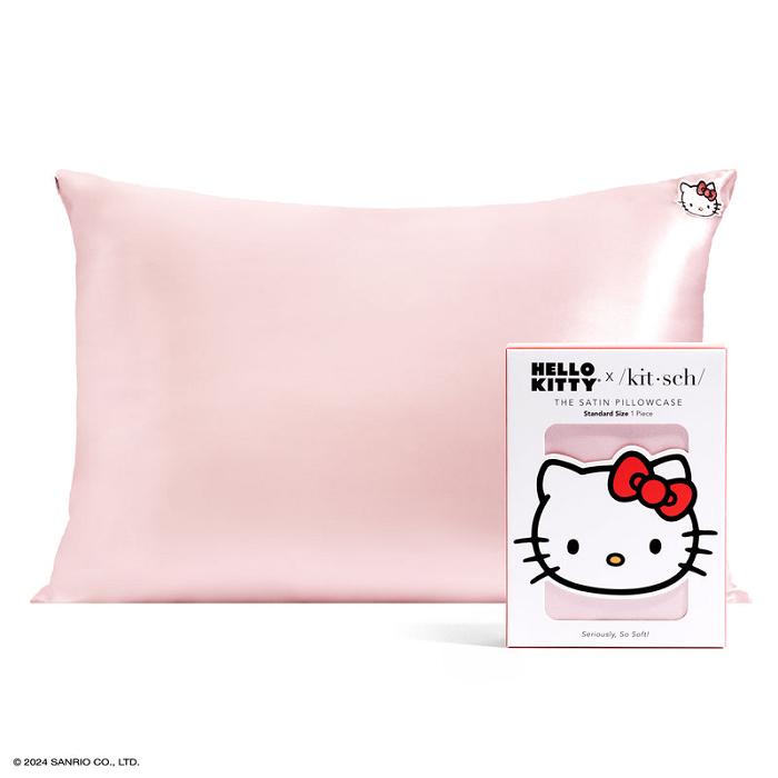 Hello Kitty Hello Kitty x Kitsch Face Pillowcase (Solid Pink) Růžové | CZ_HK23381