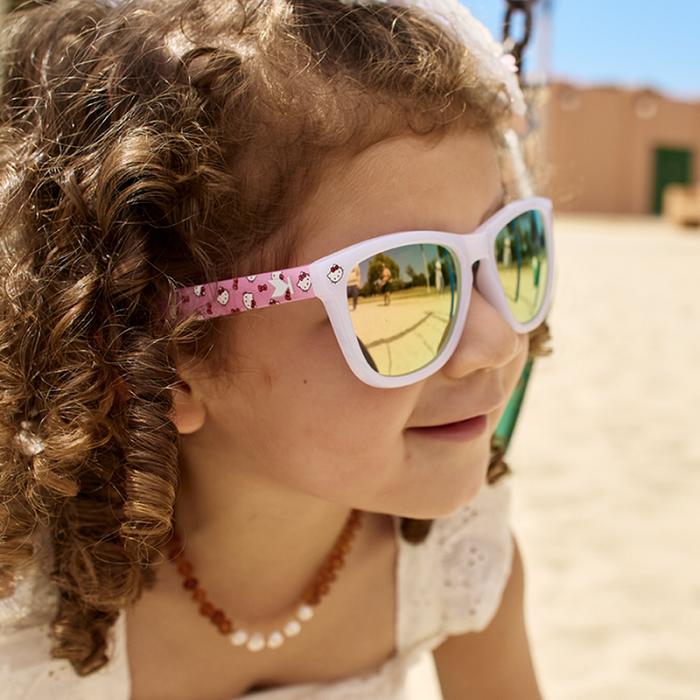 Hello Kitty Hello Kitty x Knockaround Kids Pink Sunglasses (Premiums) Růžové | CZ_HK93103