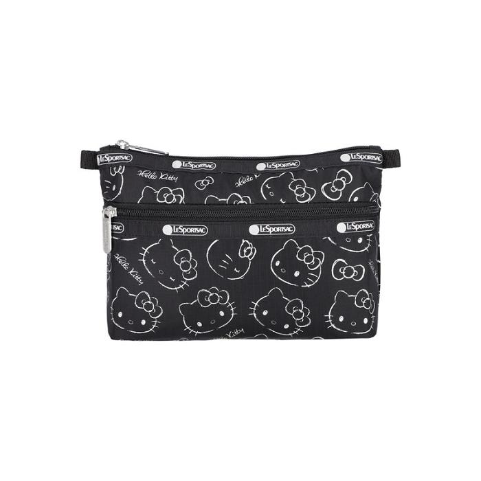 Hello Kitty Hello Kitty x LeSportsac Cosmetic Clutch (I Am A Star) Černé | CZ_HK42905