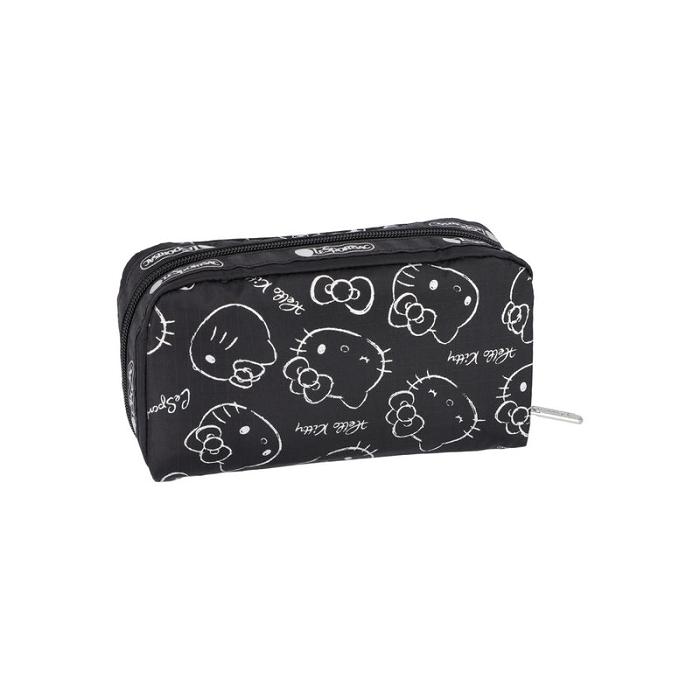 Hello Kitty Hello Kitty x LeSportsac Rectangular Cosmetic Bag (I Am A Star) Černé | CZ_HK75384