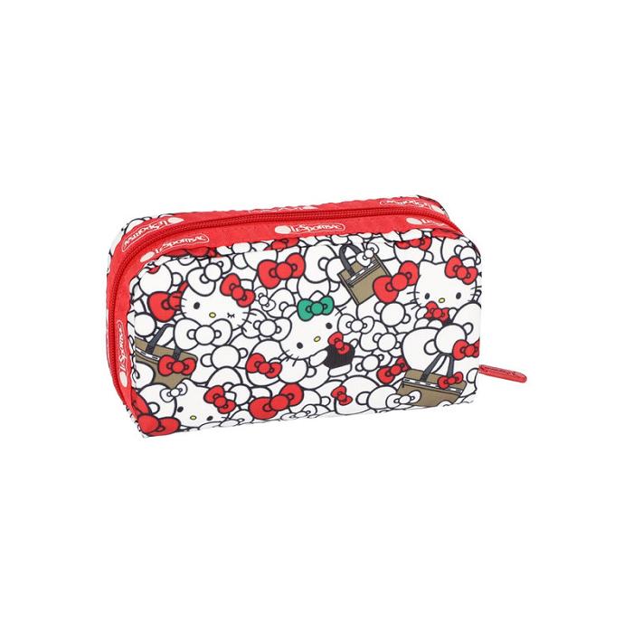 Hello Kitty Hello Kitty x LeSportsac Rectangular Cosmetic Bag (My Wardrobe) Červené | CZ_HK44676