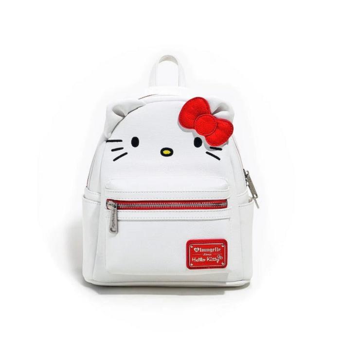 Hello Kitty Hello Kitty x Loungefly Classic Face Mini Bílé | CZ_HK43997