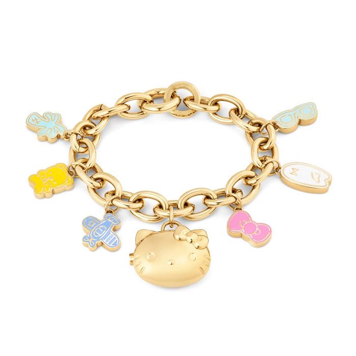 Hello Kitty Hello Kitty x MVMT 50th Anniversary Charm Bracelet Zlaté | CZ_HK53627