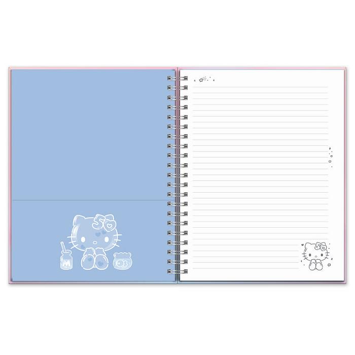 Hello Kitty Hello Kitty x Studio Oh! 50th Anniversary Extra-Large Spiral Notebook & Sticker Sheet Růžové | CZ_HK46135