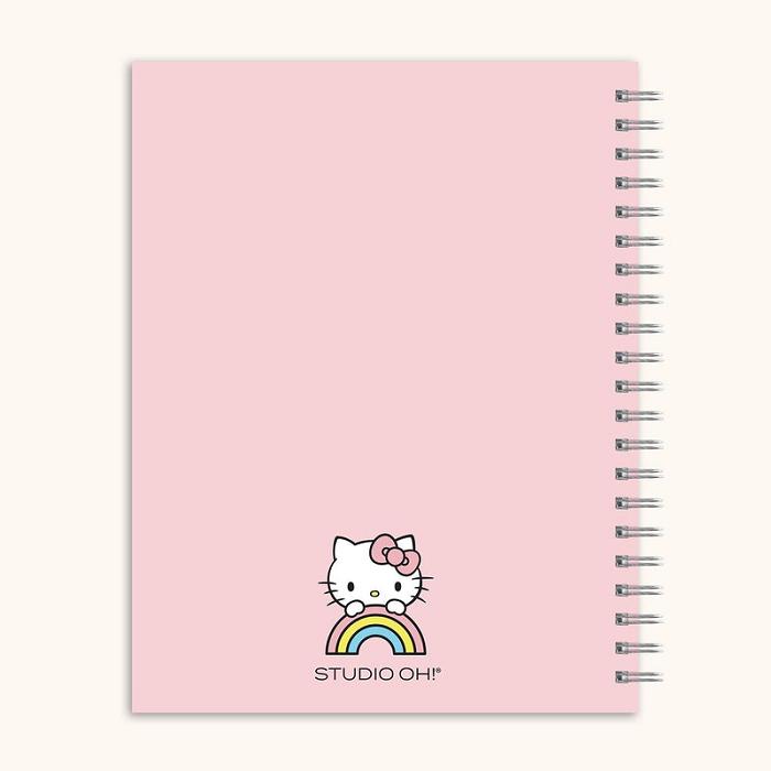 Hello Kitty Hello Kitty x Studio Oh! Classic Pink Extra-Large Spiral Notebook Růžové | CZ_HK47794