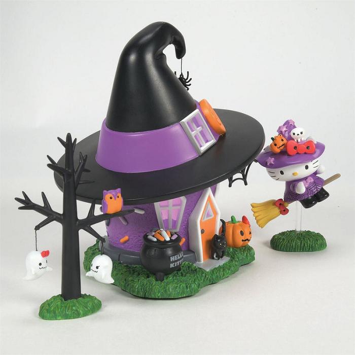 Hello Kitty Hello Kitty's Halloween Witch Tower Figurine Set Fialové | CZ_HK86582