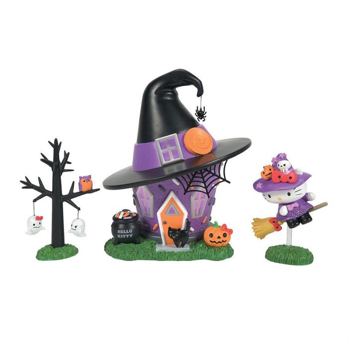 Hello Kitty Hello Kitty\'s Halloween Witch Tower Figurine Set Fialové | CZ_HK86582