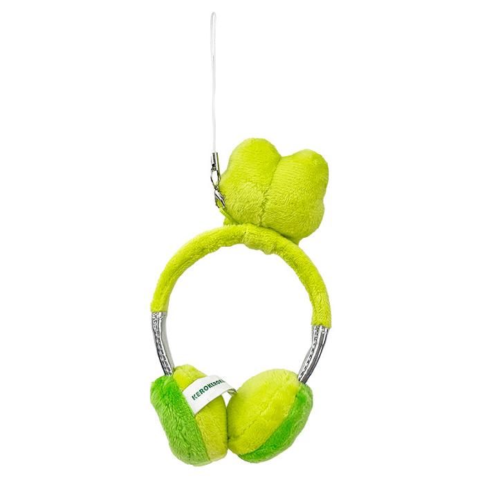 Hello Kitty Keroppi Plush Headphones Bag Charm Zelene | CZ_HK83112