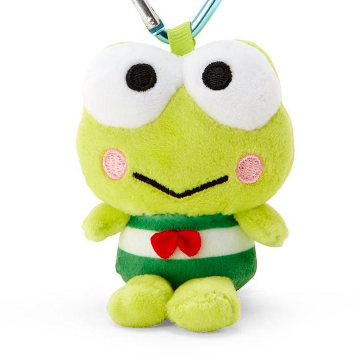 Hello Kitty Keroppi Plush Mascot All My Heart Keychain Zelene | CZ_HK75972