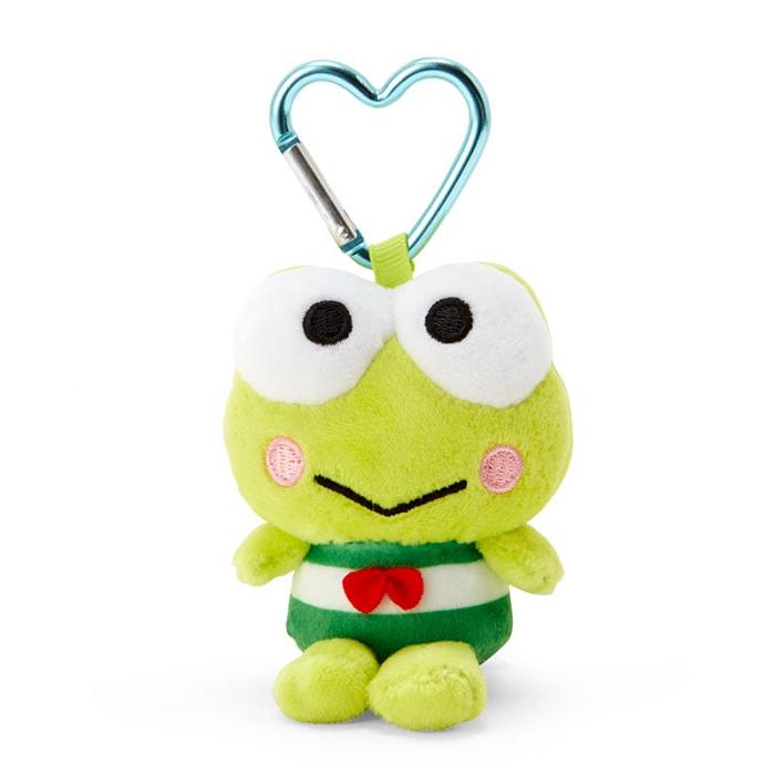 Hello Kitty Keroppi Plush Mascot All My Heart Keychain Zelene | CZ_HK75972