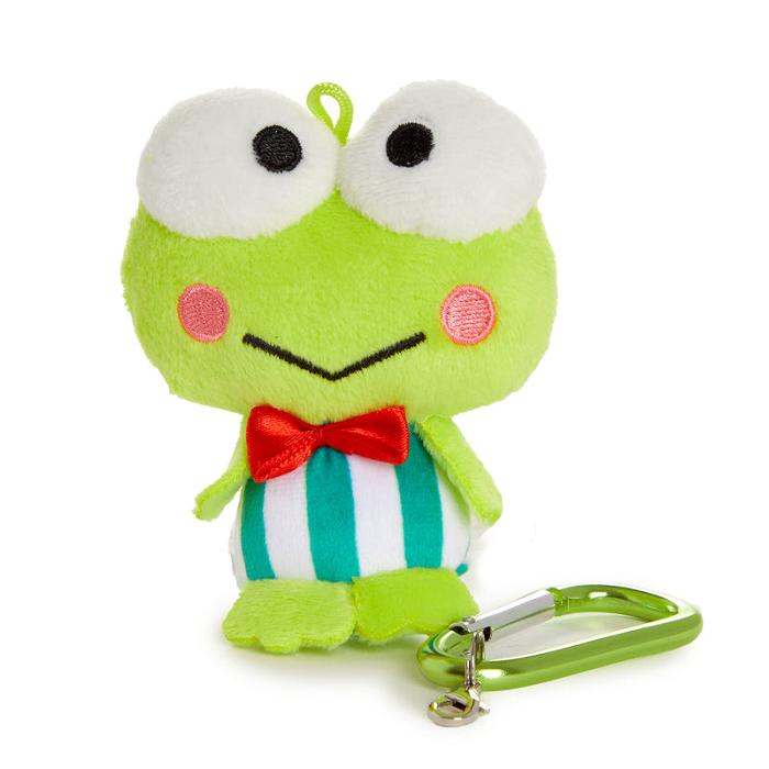 Hello Kitty Keroppi Plush Mascot Carabiner Zelene | CZ_HK75312