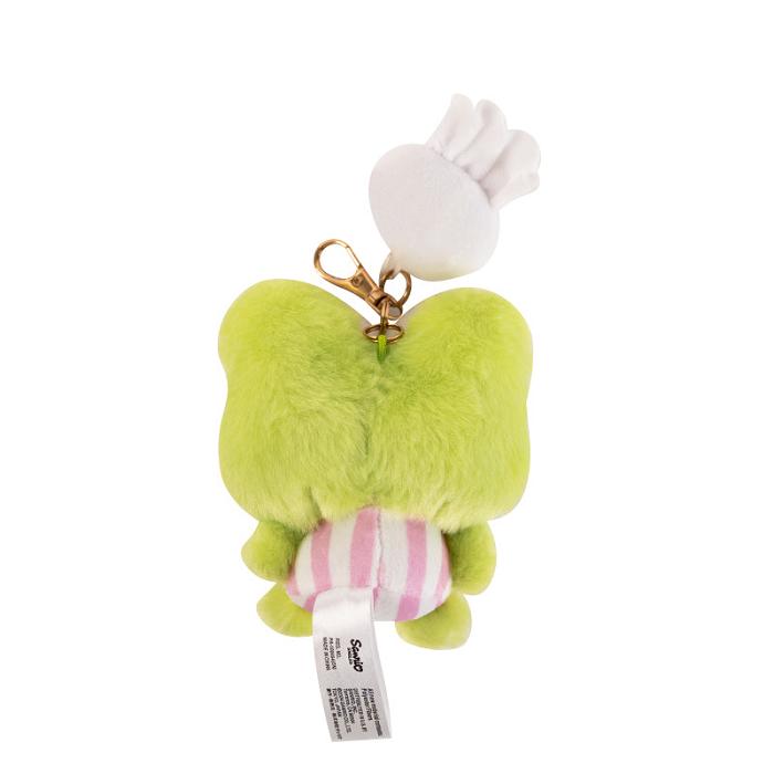 Hello Kitty Keroppi Plush Mascot Keychain (Teru Teru and Me Series) Zelene | CZ_HK52212