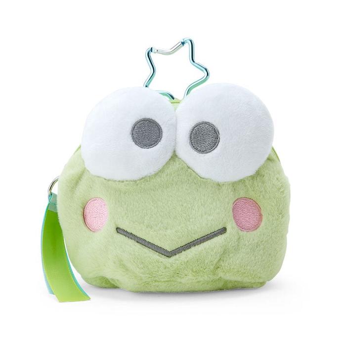 Hello Kitty Keroppi Plush Mini Face Zelene | CZ_HK98866