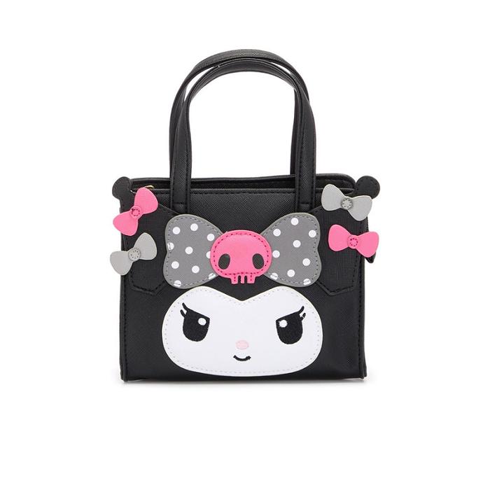 Hello Kitty Kuromi 2-Way Mini Black Handbag (Dainty Doll Series) Černé | CZ_HK61030