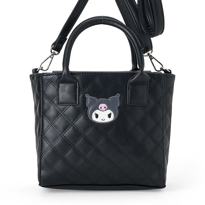 Hello Kitty Kuromi 2-Way Mini Quilted Černé | CZ_HK12113