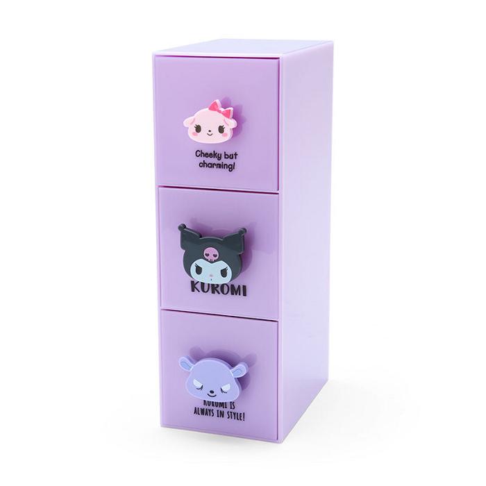 Hello Kitty Kuromi 3-Tier Besties Stacking Container Fialové | CZ_HK67648