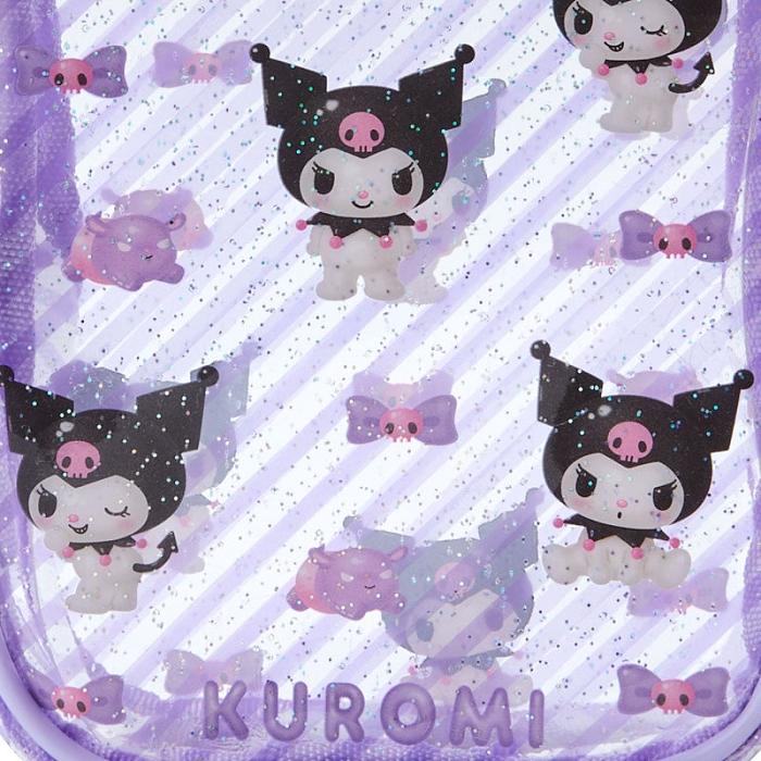 Hello Kitty Kuromi Clear Mini Zipper Fialové | CZ_HK32268