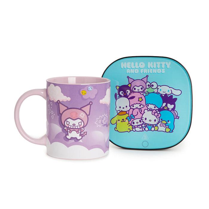 Hello Kitty Kuromi Coffee Mug Warmer Set Fialové | CZ_HK33695