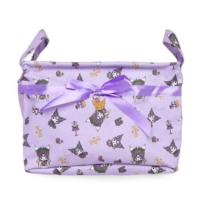 Hello Kitty Kuromi Fabric Storage Bin (Royal Princess Series) Fialové | CZ_HK87629