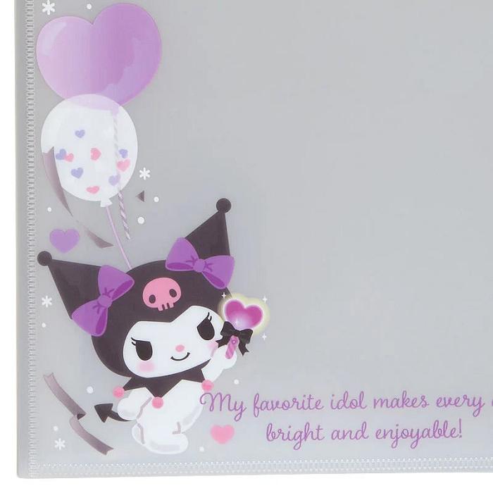 Hello Kitty Kuromi File Folder Collect Book Fialové | CZ_HK62863