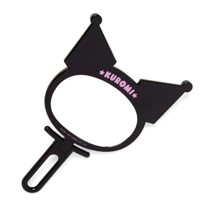 Hello Kitty Kuromi Folding Hand Mirror Černé | CZ_HK57022