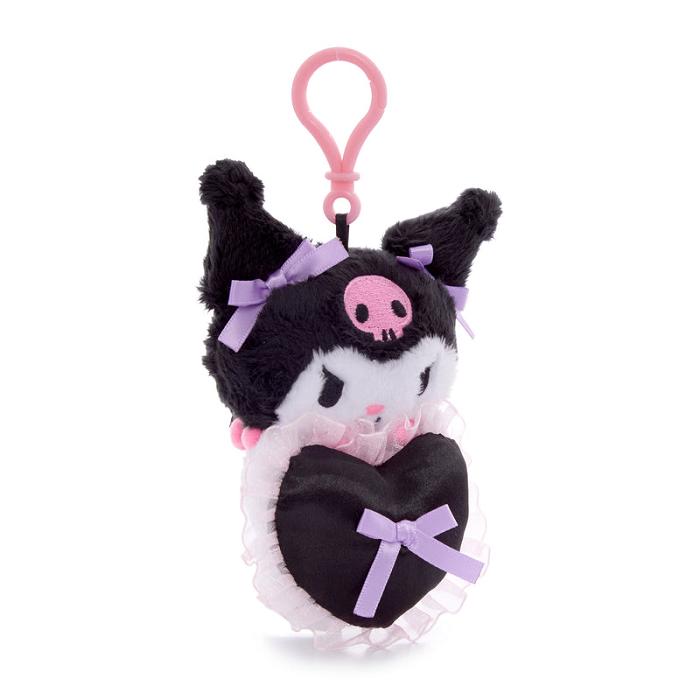 Hello Kitty Kuromi Lovely Ribbons Mascot Clip Fialové Černé | CZ_HK71924